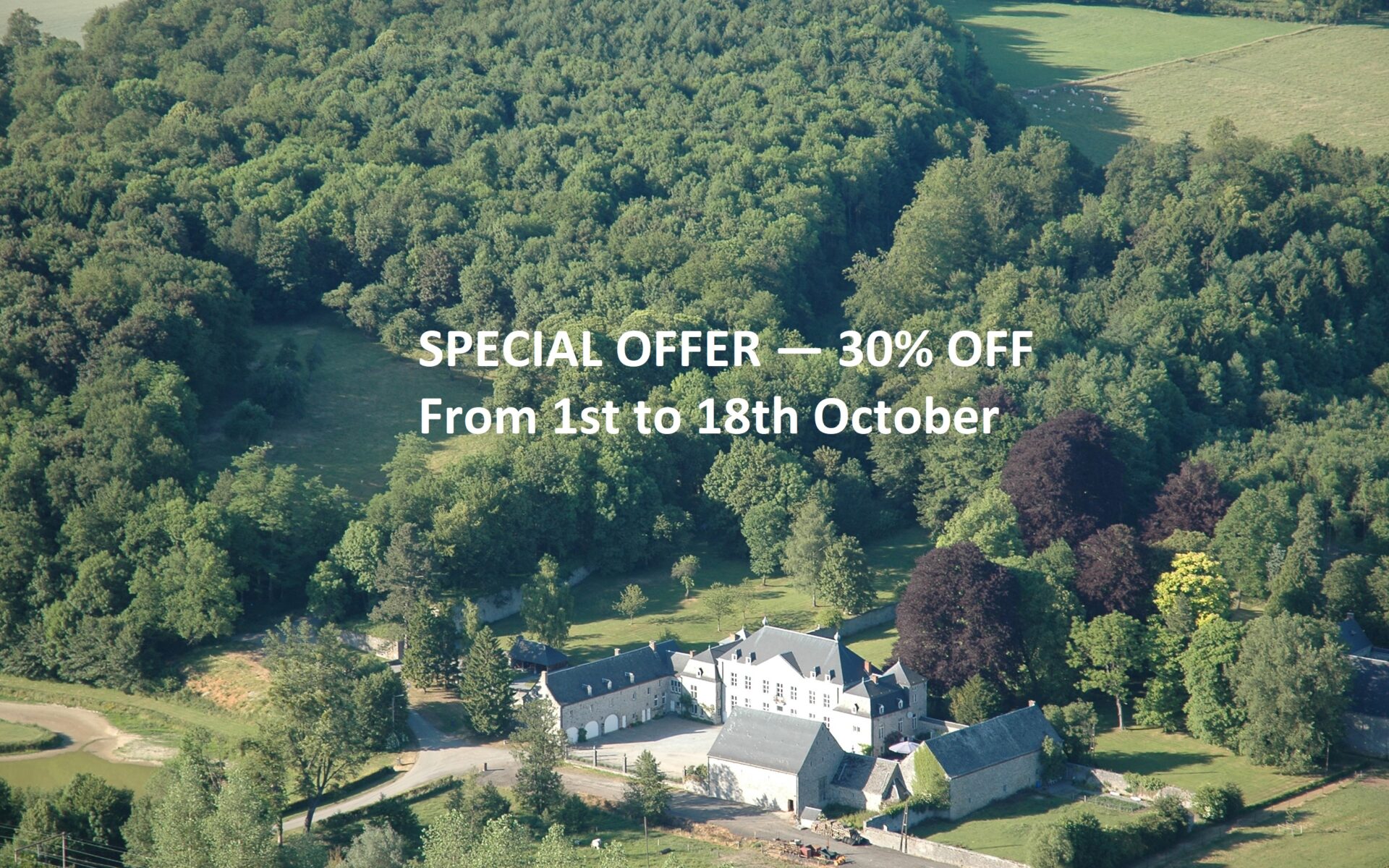 SPECIAL OFFER — 30% OFF From 1st to 18th October
